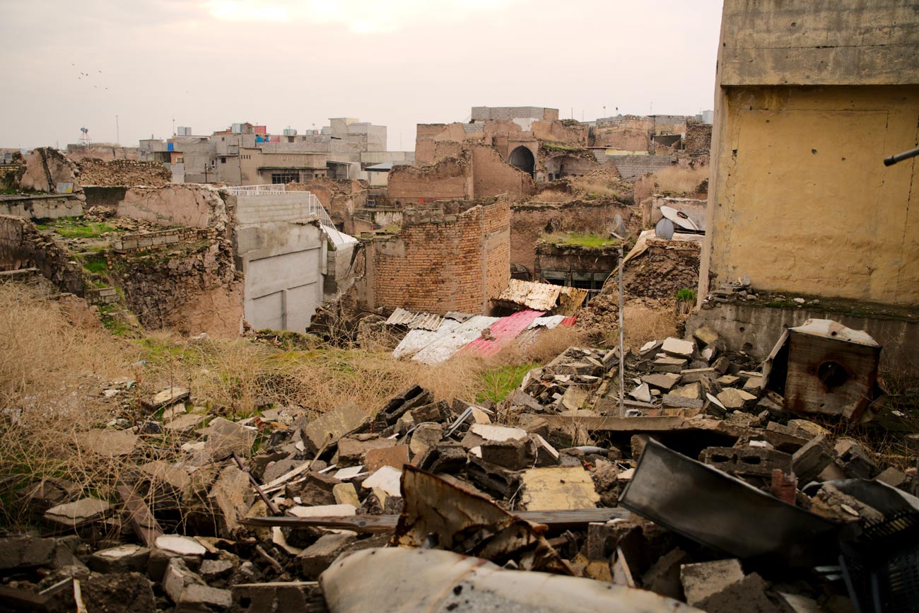 Destroyed Mosul, January 2020.