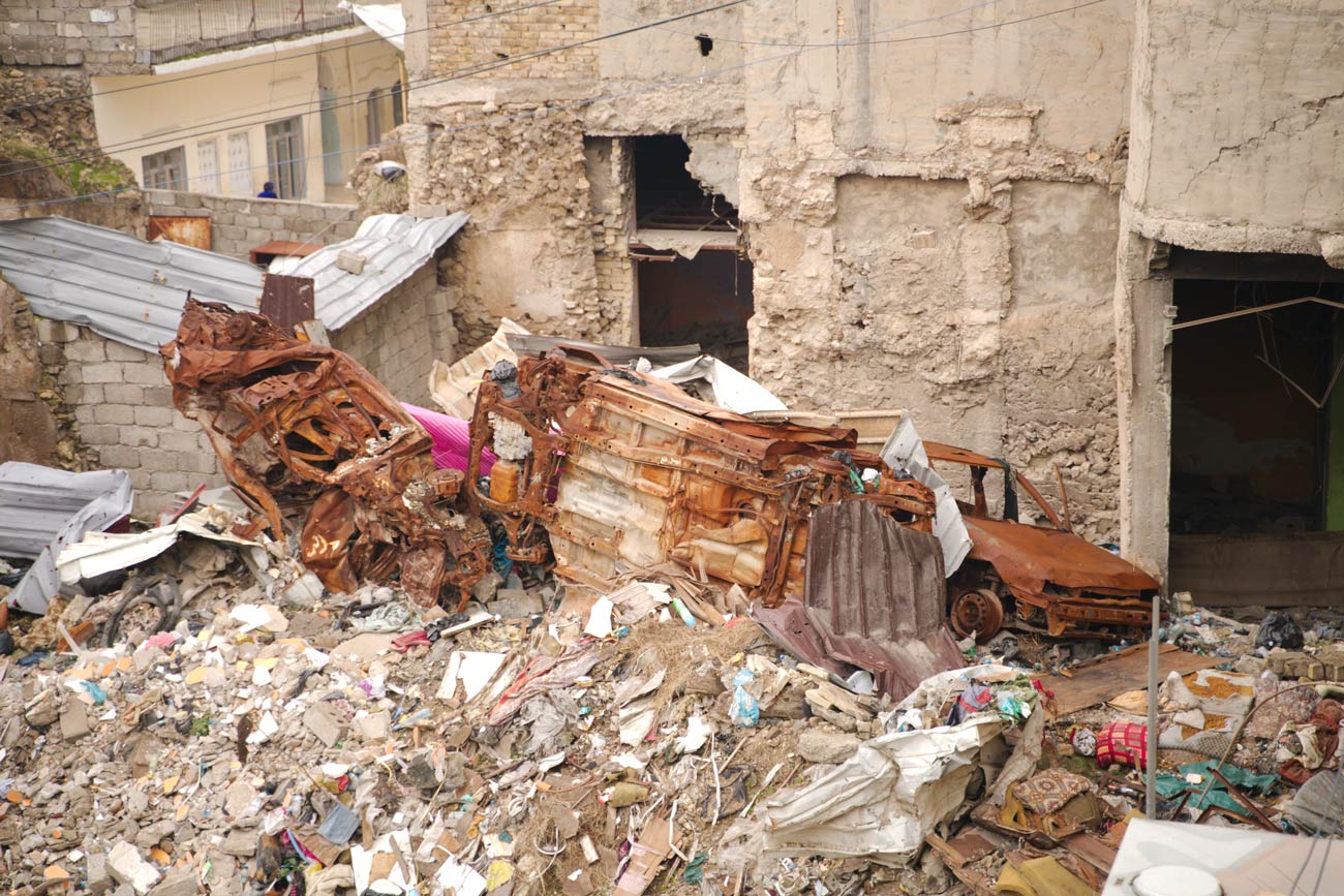 Разрушенный Мосул, январь 2020 года.