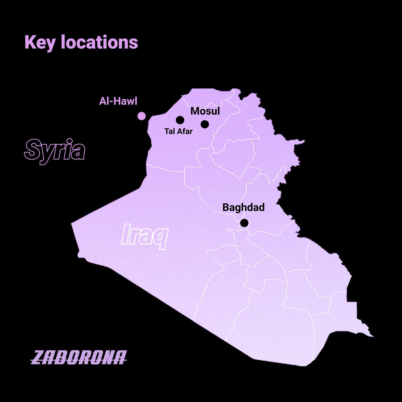 Key locations