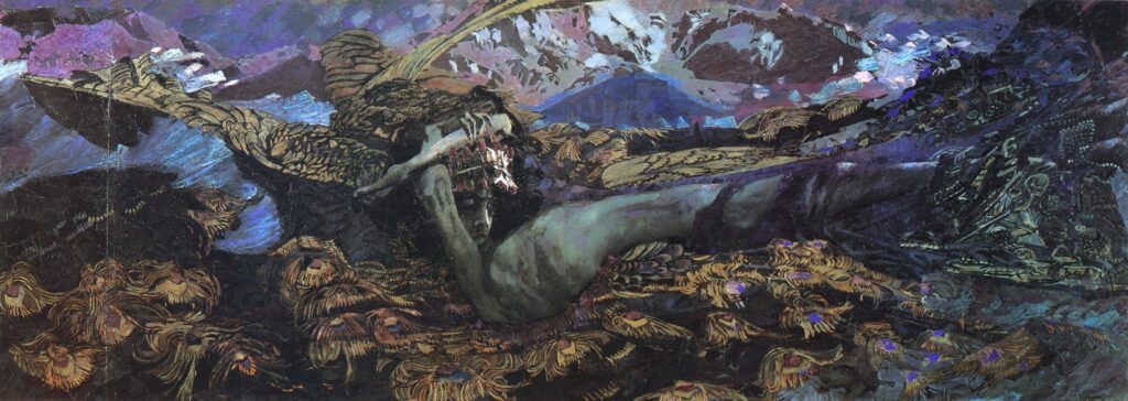 Михайло Врубель, «Демон повержений» (1901-02)