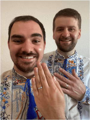 Тимур зі своїм чоловіком Zoryan Kis / Facebook