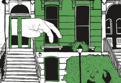 Ілюстрація до книги Фріди Ісберґ «Сверблячка»