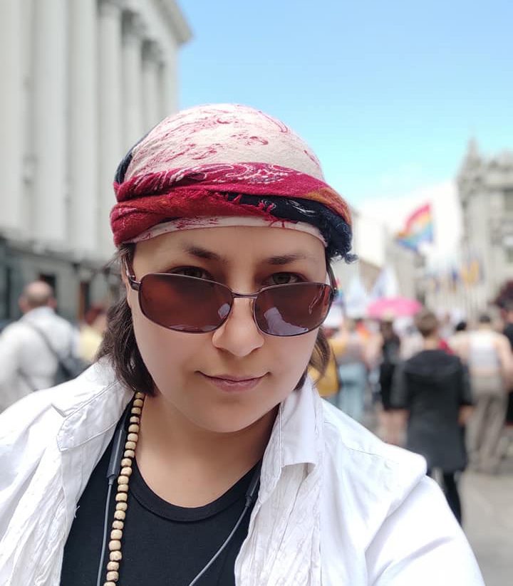Анна Леонова. Фото: Facebook / Гей-альянс Украина/Gay Alliance Ukraine