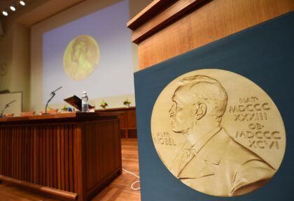 Медаль із зображенням Альфреда Нобеля