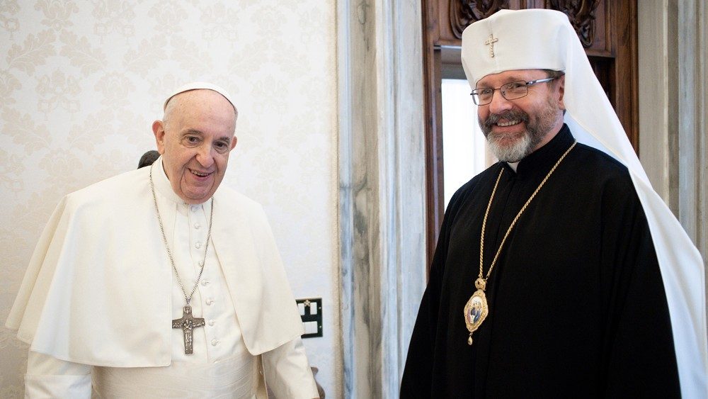 Папа Римський Франциск та глава УГКЦ Святослав Шевчук