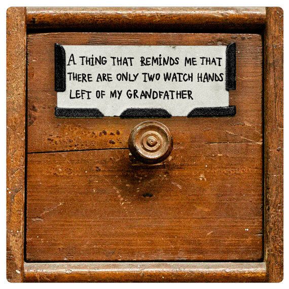 a thing that reminds me that there are only two watch hands left of my grandfather