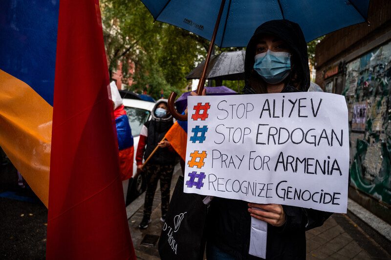 протести проти Ільхама Алієва президента Азербайджану